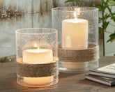 J&M Furniture - Ashley Furniture - Eudocia Candle Holder (Set of 2) - Candle Holder Set (Set of 2) - A2000456